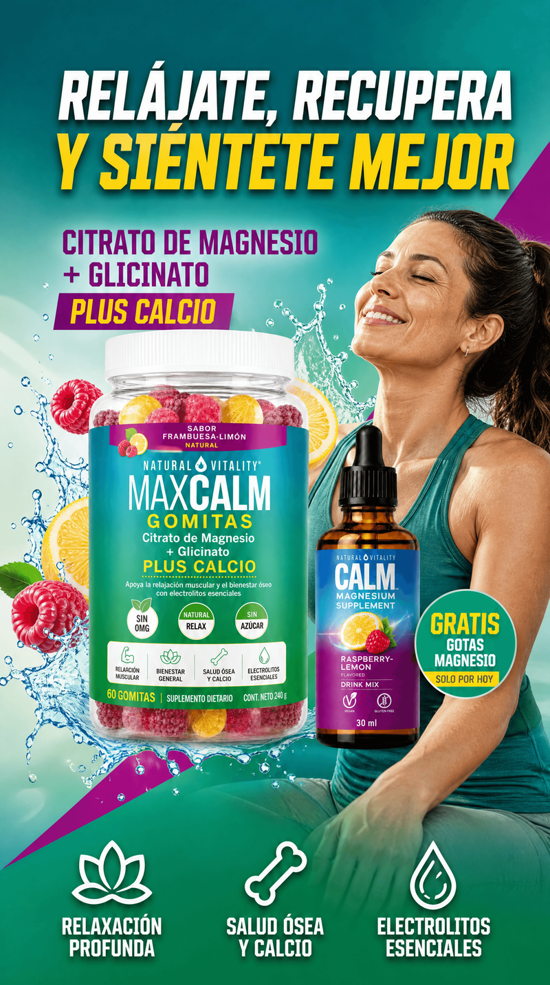Gomitas Maxcalm ® + Gotas Maxcalm